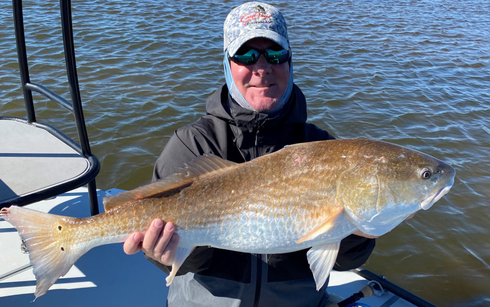 Redfish on a bay fishing trip
