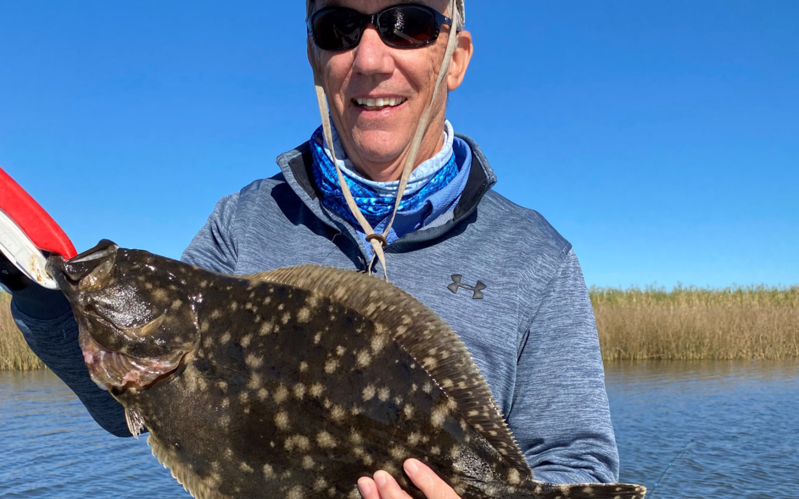 Flounder fishing on the flats